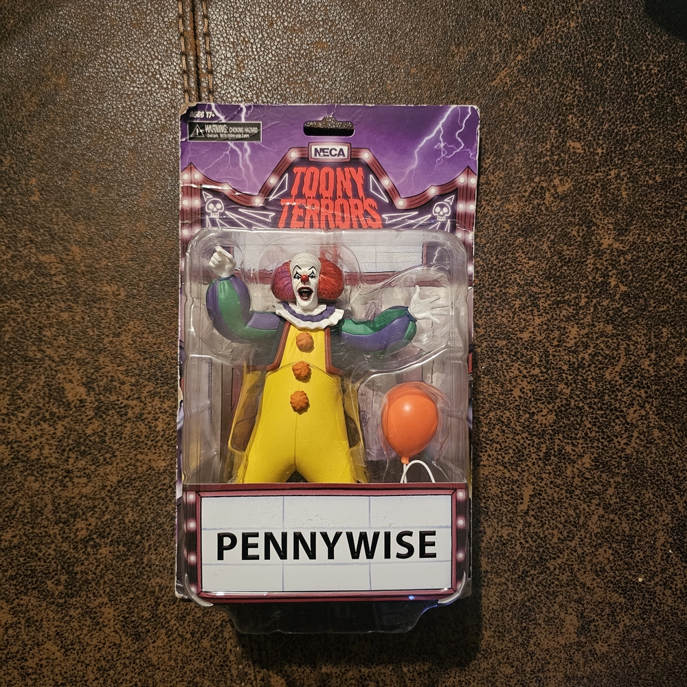 NECA Toony Terrors Pennywise Action Figure - Yellow and Red